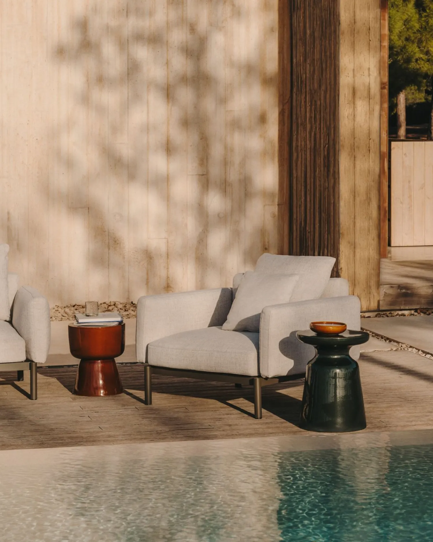 Tuintafels|Ronde Bijzettafels-Kave Home Mesquida Bijzettafel Bruin, Terracotta