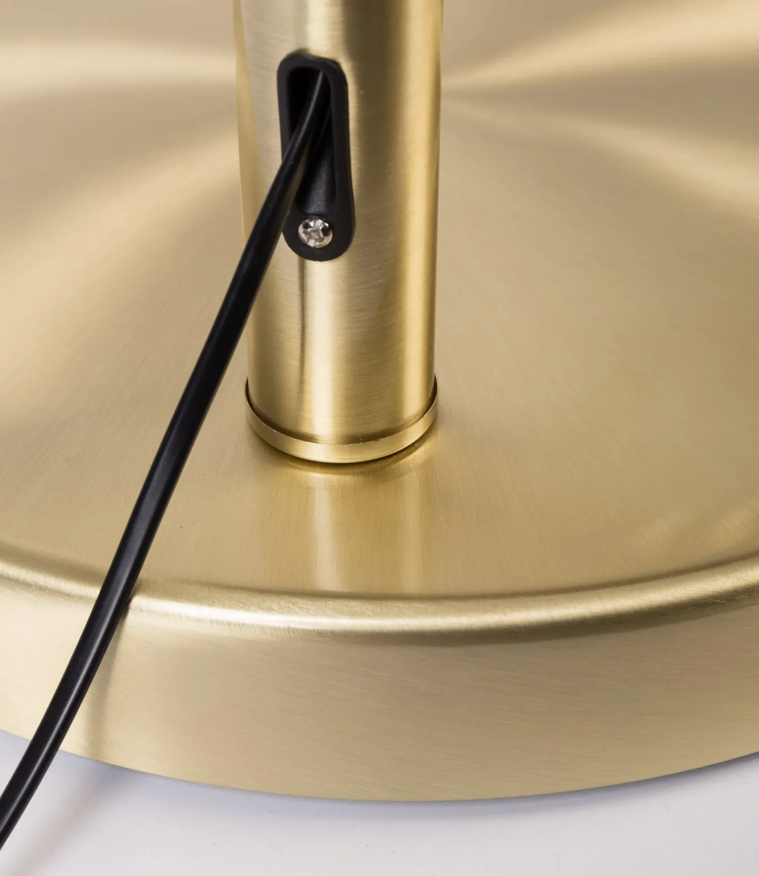 Vloerlampen|Vloerlampen-Zuiver Metal Bow Vloerlamp Brass