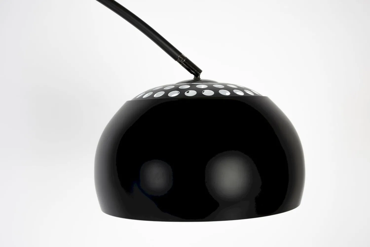 Moderne Vloerlampen|Vloerlampen-Zuiver Metal Bow Vloerlamp Black