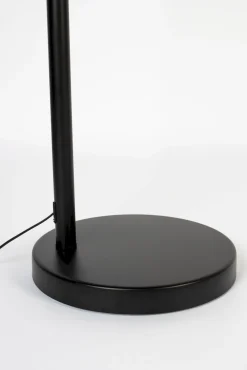 Moderne Vloerlampen|Vloerlampen-Zuiver Metal Bow Vloerlamp Black