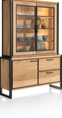 Buffetkasten|Buffetkasten-Henders en Hazel Metalo Buffetkast Railway brown