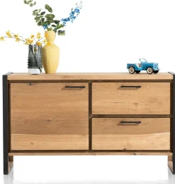 Dressoirs-Henders en Hazel Metalo Dressoir Railway brown
