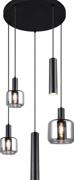 Hanglampen|Hanglampen-Trendhopper Metaro Hanglamp Zwart