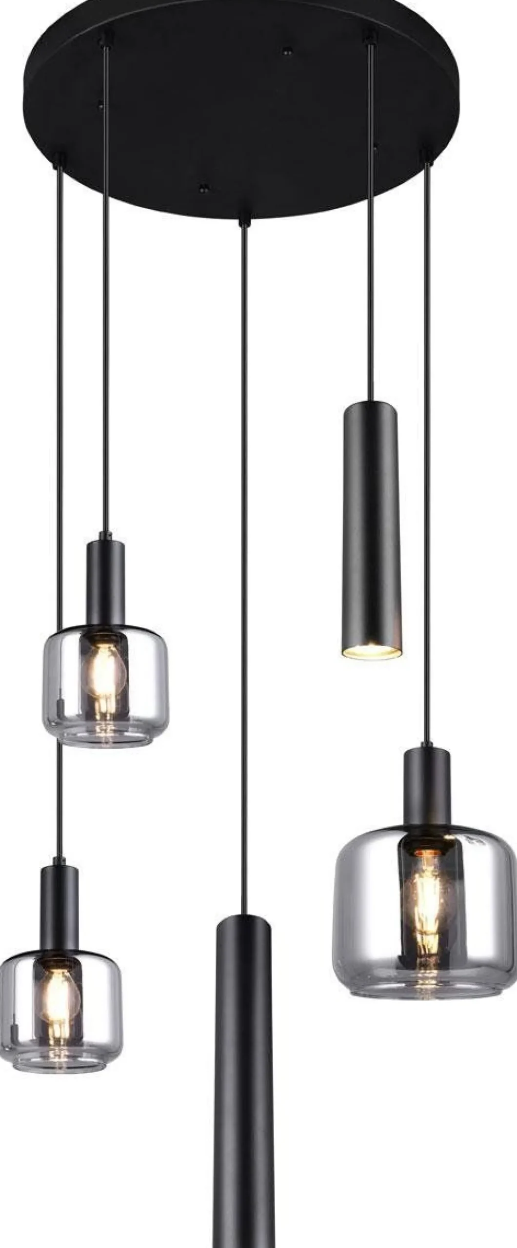 Hanglampen|Hanglampen-Trendhopper Metaro Hanglamp Zwart