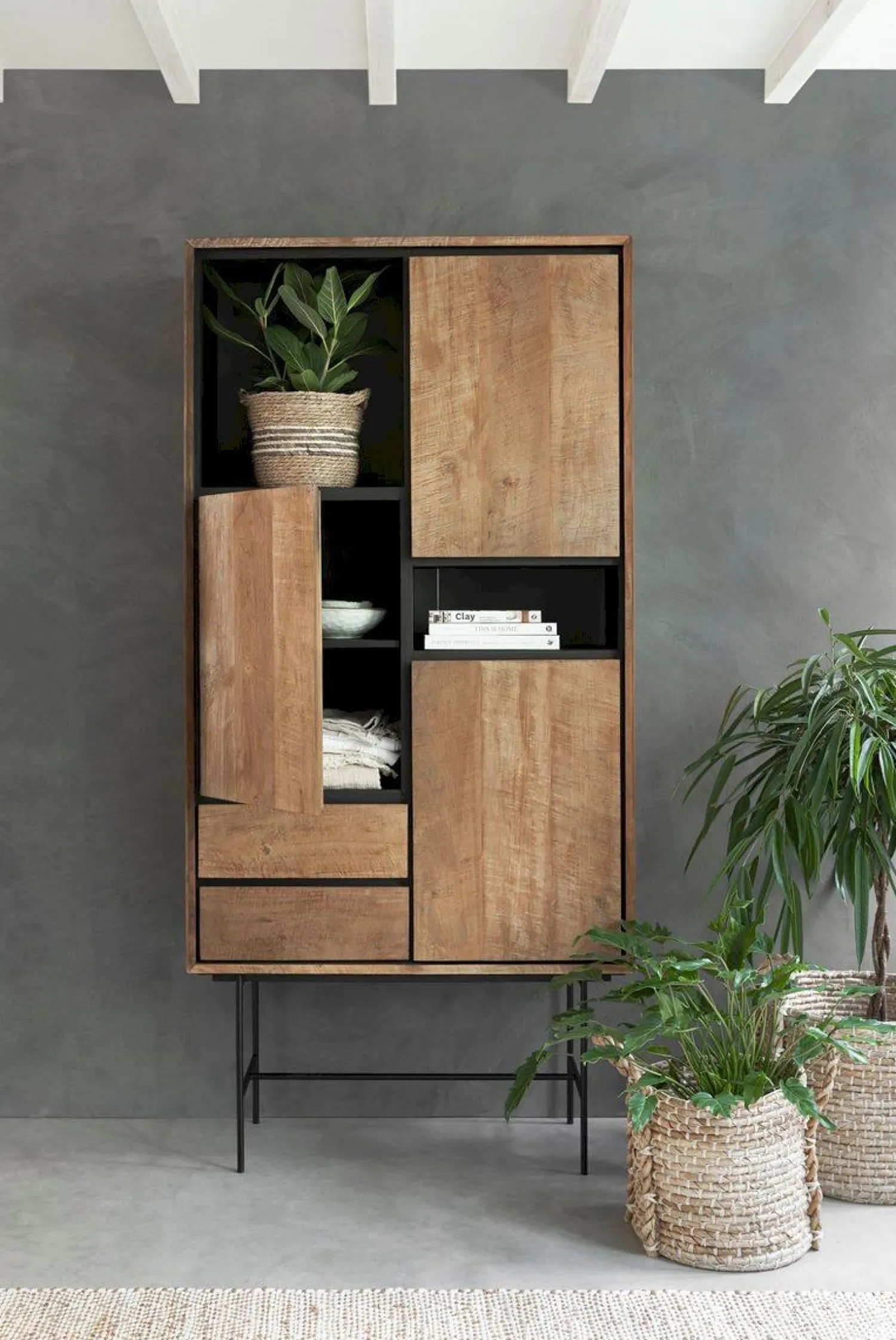 Boekenkasten-DTP Home Metropole Boekenkast Naturel