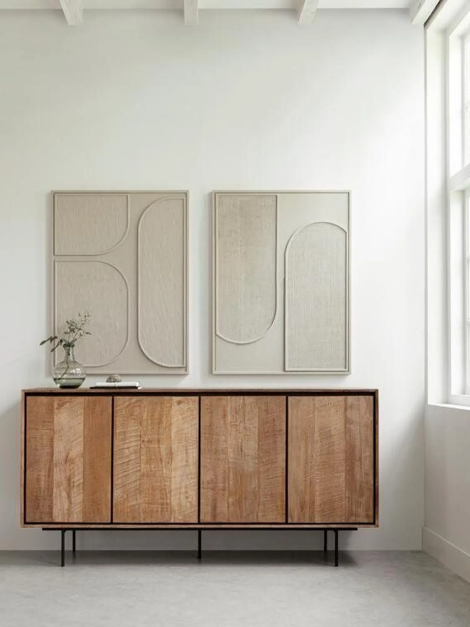 Dressoirs-DTP Home Metropole Dressoir Bruin, Zwart