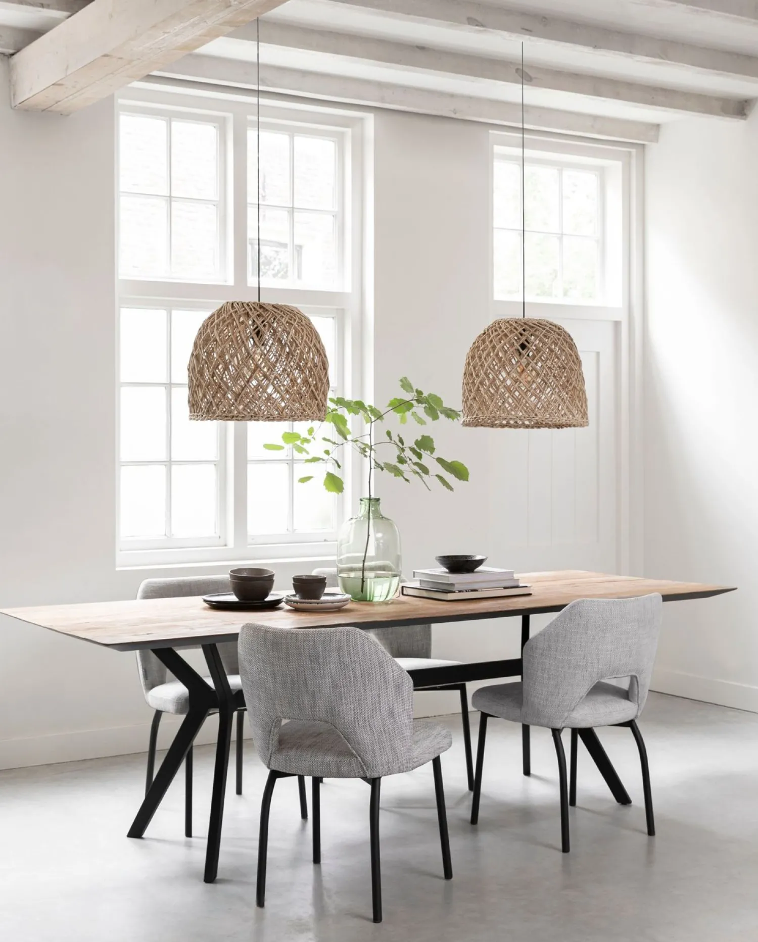 Houten Eettafels|Rechthoekige Eettafels-DTP Home Metropole Eettafel Natural
