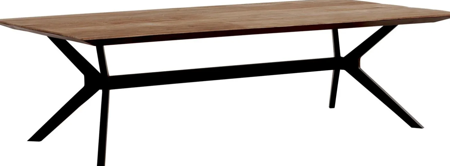 Houten Salontafels-DTP Home Metropole Salontafel Naturel, Zwart