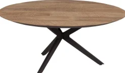 Houten Salontafels|Ronde Salontafels-DTP Home Metropole Salontafel Naturel