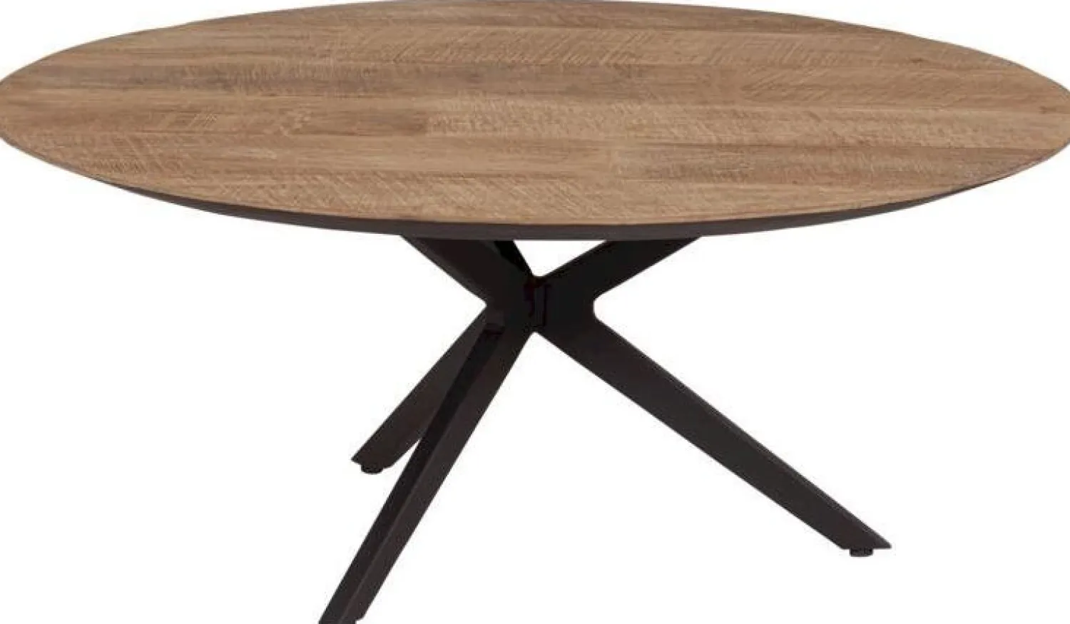 Houten Salontafels|Ronde Salontafels-DTP Home Metropole Salontafel Naturel