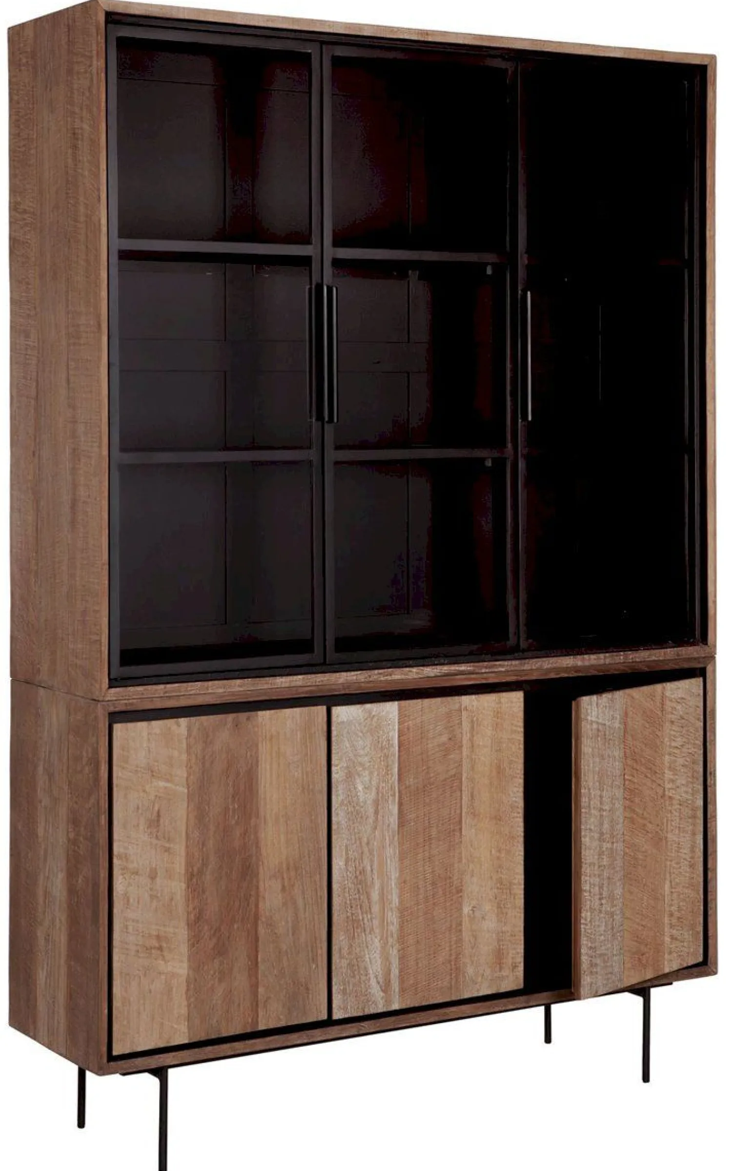 Vitrinekasten-DTP Home Metropole Vitrinekast Naturel