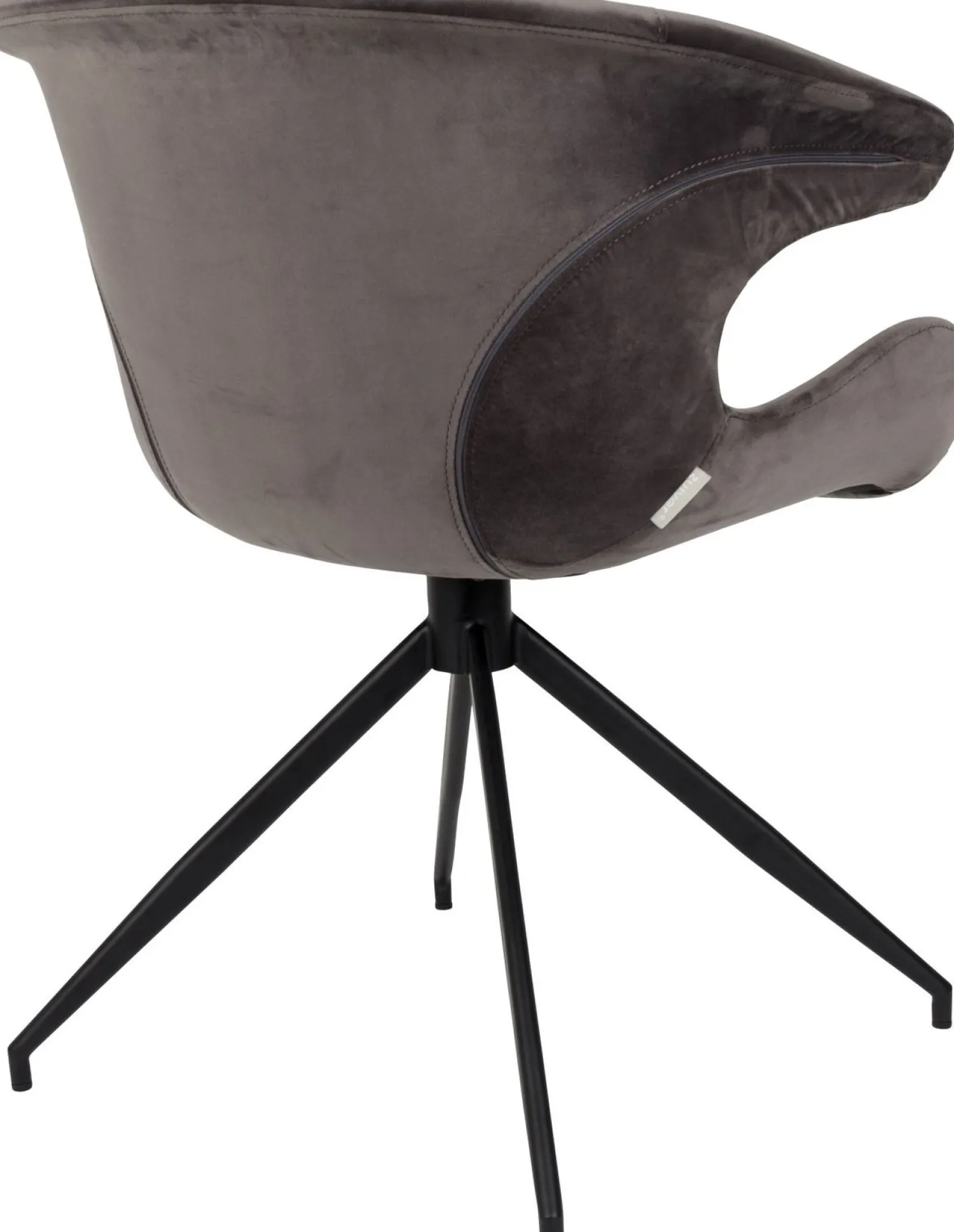 Eetkamerstoelen Met Armleuning-Zuiver Mia (set van 2) Eetkamerstoel Grey