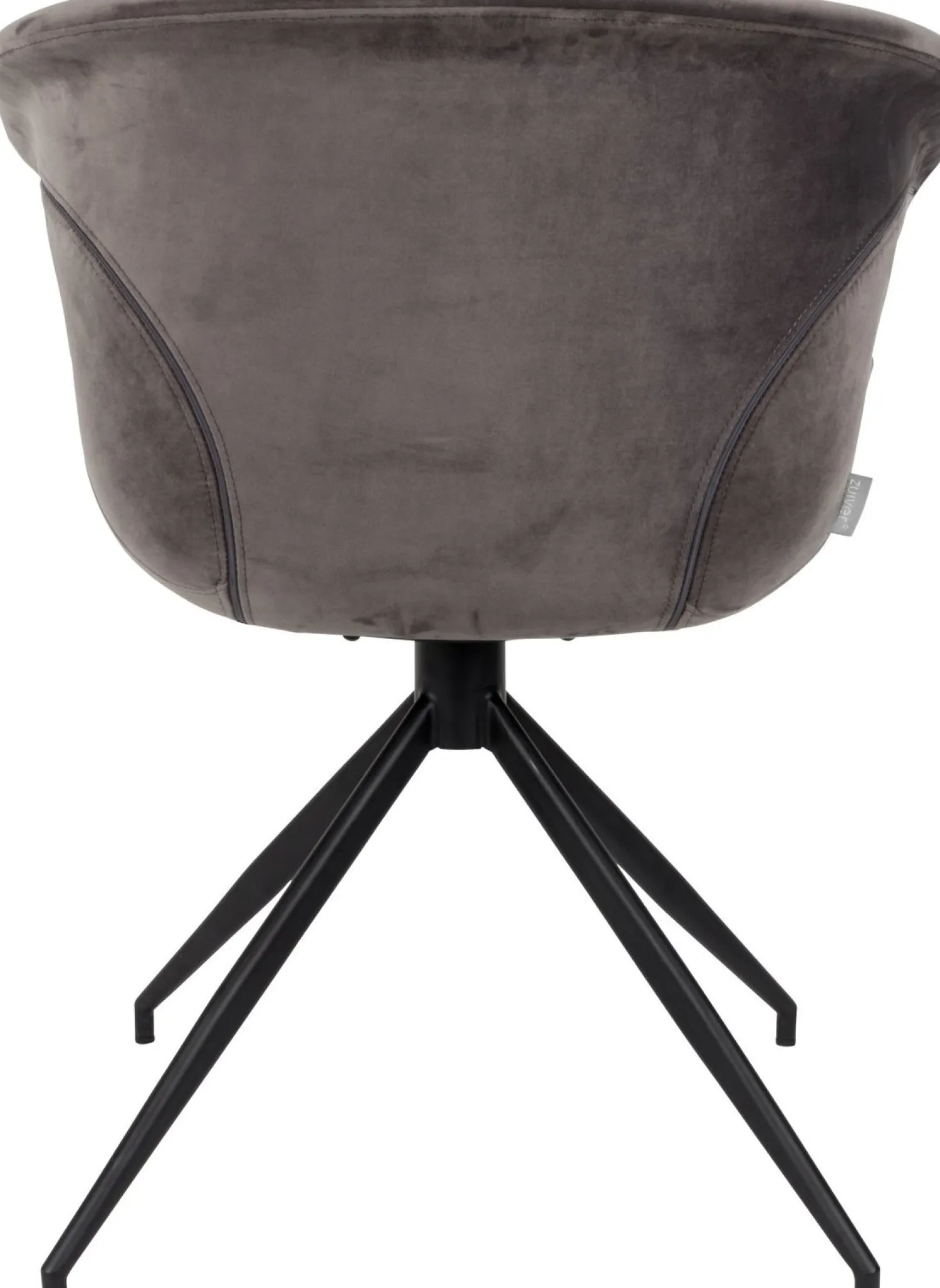 Eetkamerstoelen Met Armleuning-Zuiver Mia (set van 2) Eetkamerstoel Grey