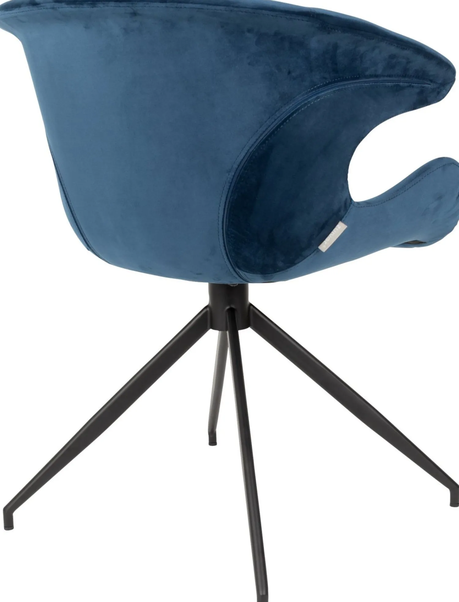 Eetkamerstoelen Met Armleuning-Zuiver Mia (set van 2) Eetkamerstoel Blue