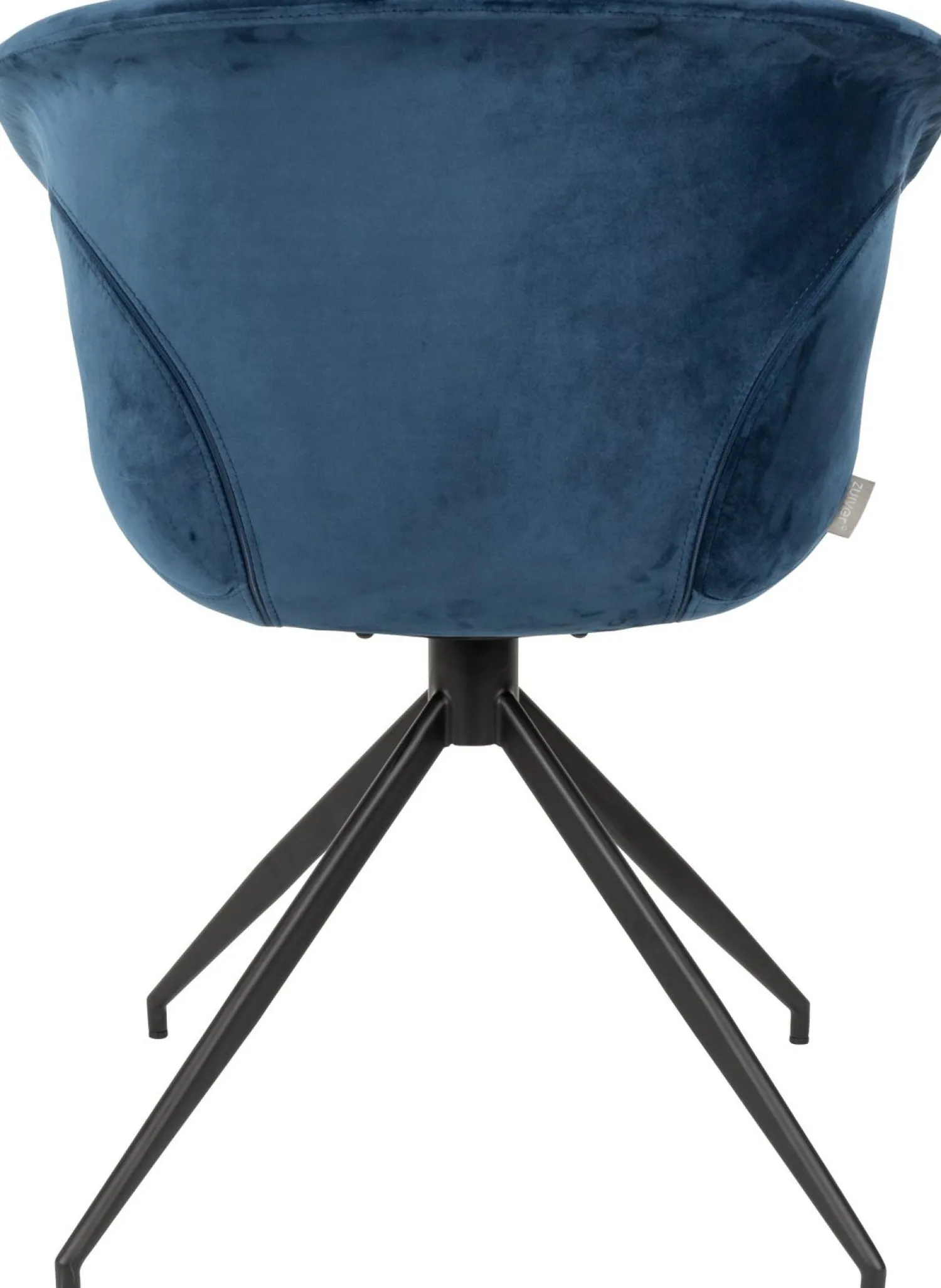 Eetkamerstoelen Met Armleuning-Zuiver Mia (set van 2) Eetkamerstoel Blue