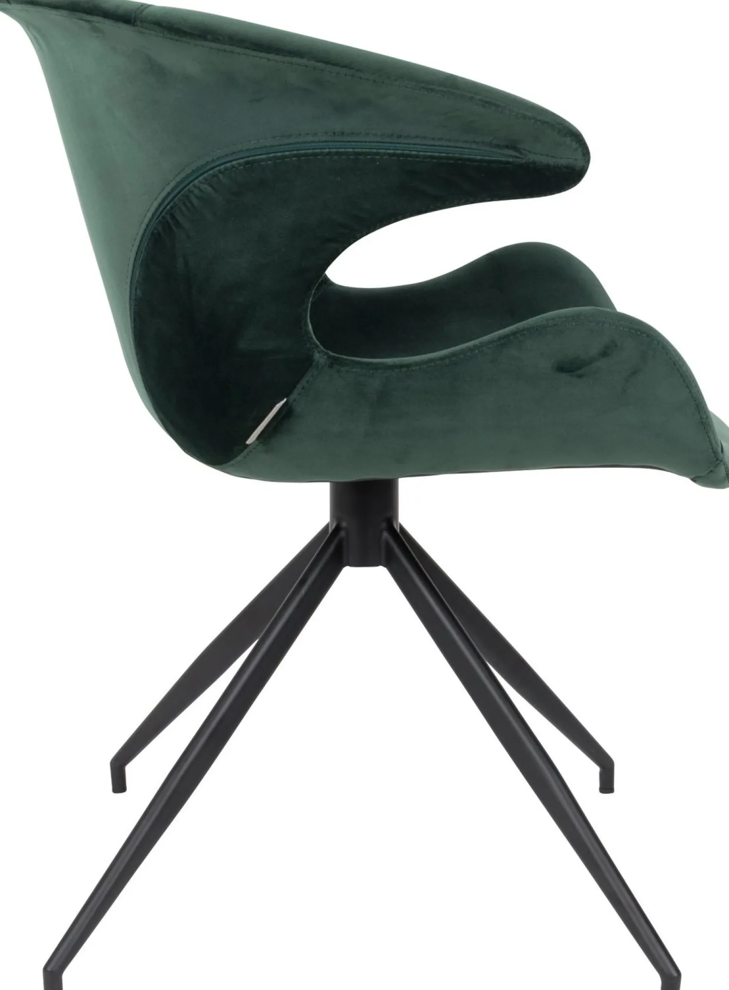 Eetkamerstoelen Met Armleuning-Zuiver Mia (set van 2) Eetkamerstoel Green