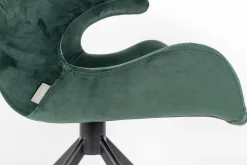 Eetkamerstoelen Met Armleuning-Zuiver Mia (set van 2) Eetkamerstoel Green