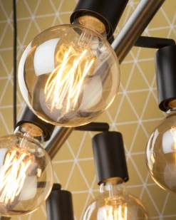 Industriële Hanglampen|Industriële Hanglampen-It's about RoMi Miami Hanglamp zwart