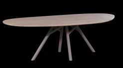 Ovale Eettafels-Eijerkamp Collectie Mika Eettafel Brown