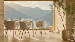 Design Stoelen|Eetkamerstoelen Met Armleuning-Vitra Mikado Eetkamerstoel Wit