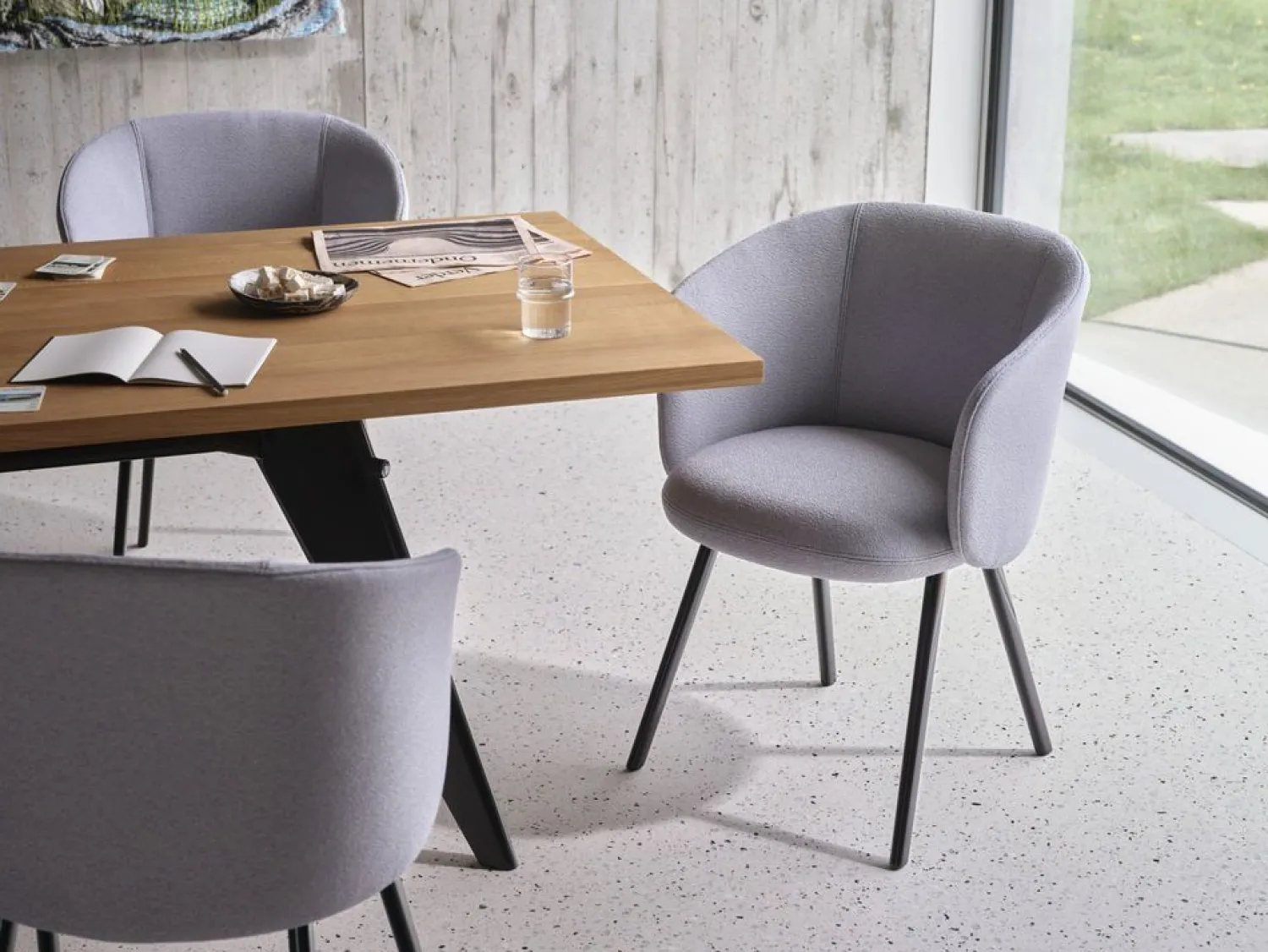 Design Stoelen|Eetkamerstoelen Met Armleuning-Vitra Mikado Eetkamerstoel Wit