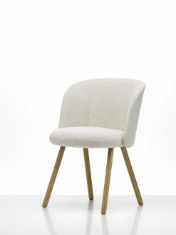 Design Stoelen|Eetkamerstoelen Met Armleuning-Vitra Mikado Eetkamerstoel Wit