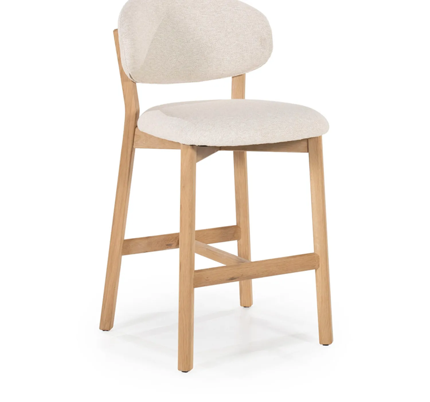 Stoffen Barkrukken-Eleonora Mikky Barkruk Beige