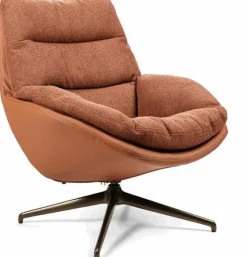 Draaifauteuils-Eijerkamp Collectie Mila Fauteuil Creme