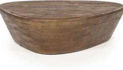 Houten Salontafels|Organische Salontafels-Eleonora Mila Salontafel Bruin