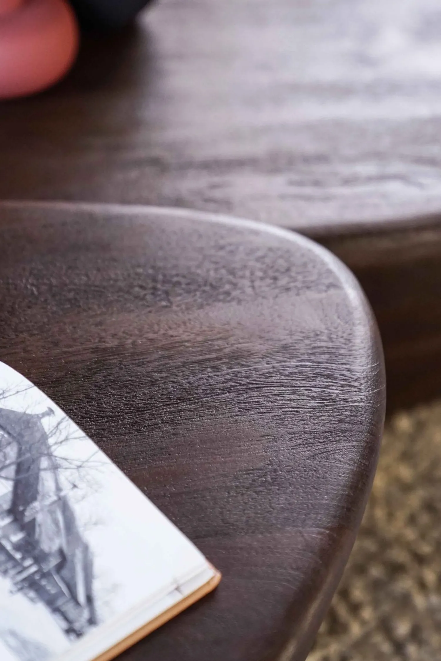 Houten Salontafels|Organische Salontafels-Eleonora Mila Salontafel Bruin