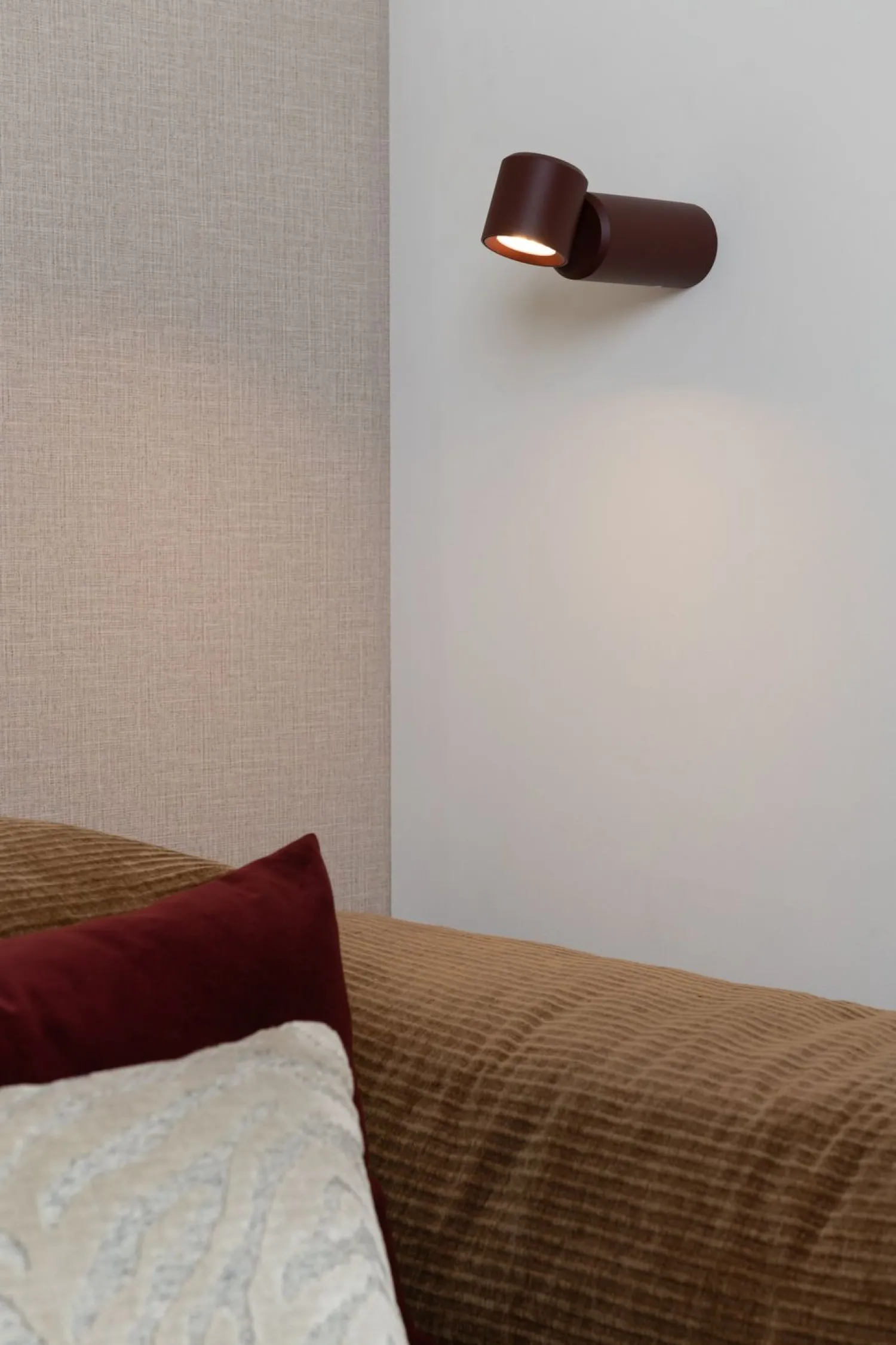 Moderne Tafellampen|Tafellampen-It's about RoMi Milan Tafellamp Burgundy