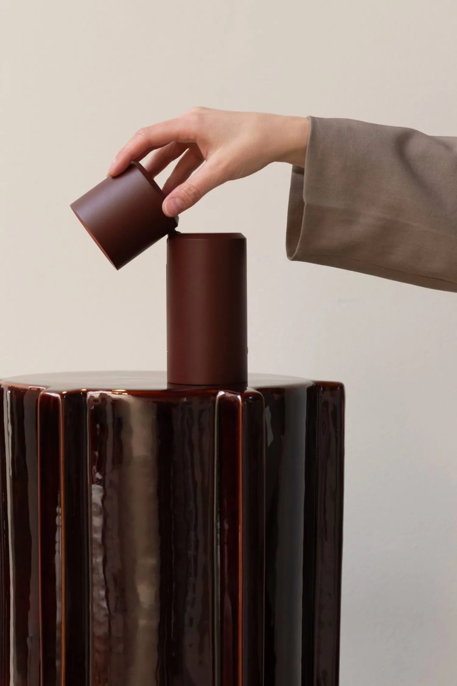 Moderne Tafellampen|Tafellampen-It's about RoMi Milan Tafellamp Burgundy