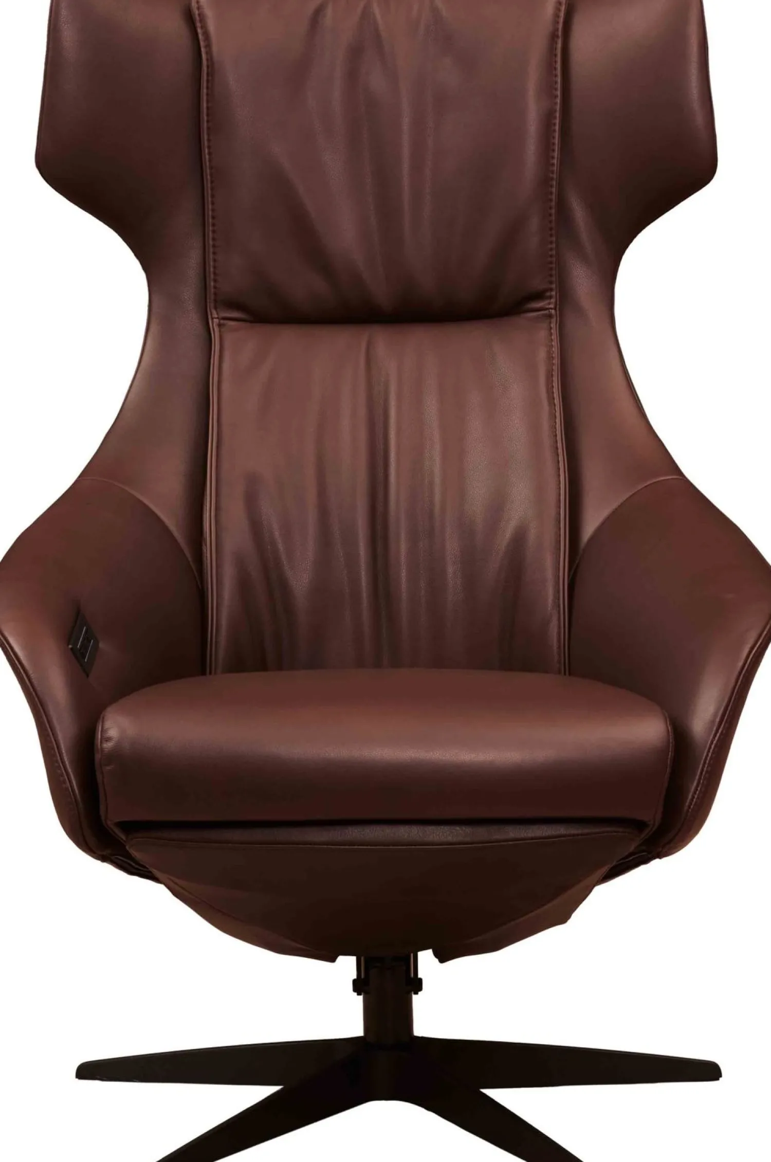 Leren Fauteuils|Relaxfauteuils-Eijerkamp Collectie Miles L Relaxfauteuil Zwart