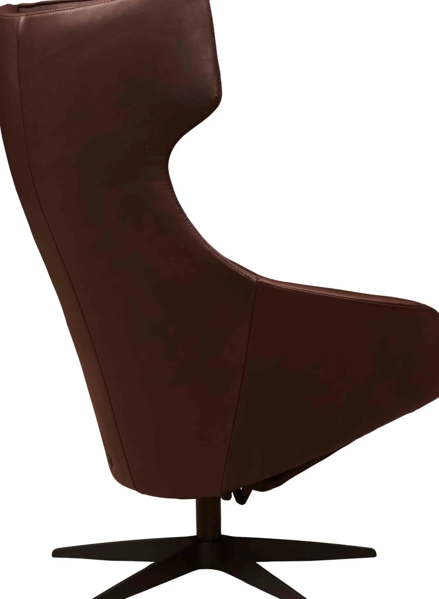 Leren Fauteuils|Relaxfauteuils-Eijerkamp Collectie Miles L Relaxfauteuil Zwart