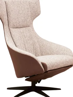 Leren Fauteuils|Relaxfauteuils-Eijerkamp Collectie Miles M Relaxfauteuil Grijs