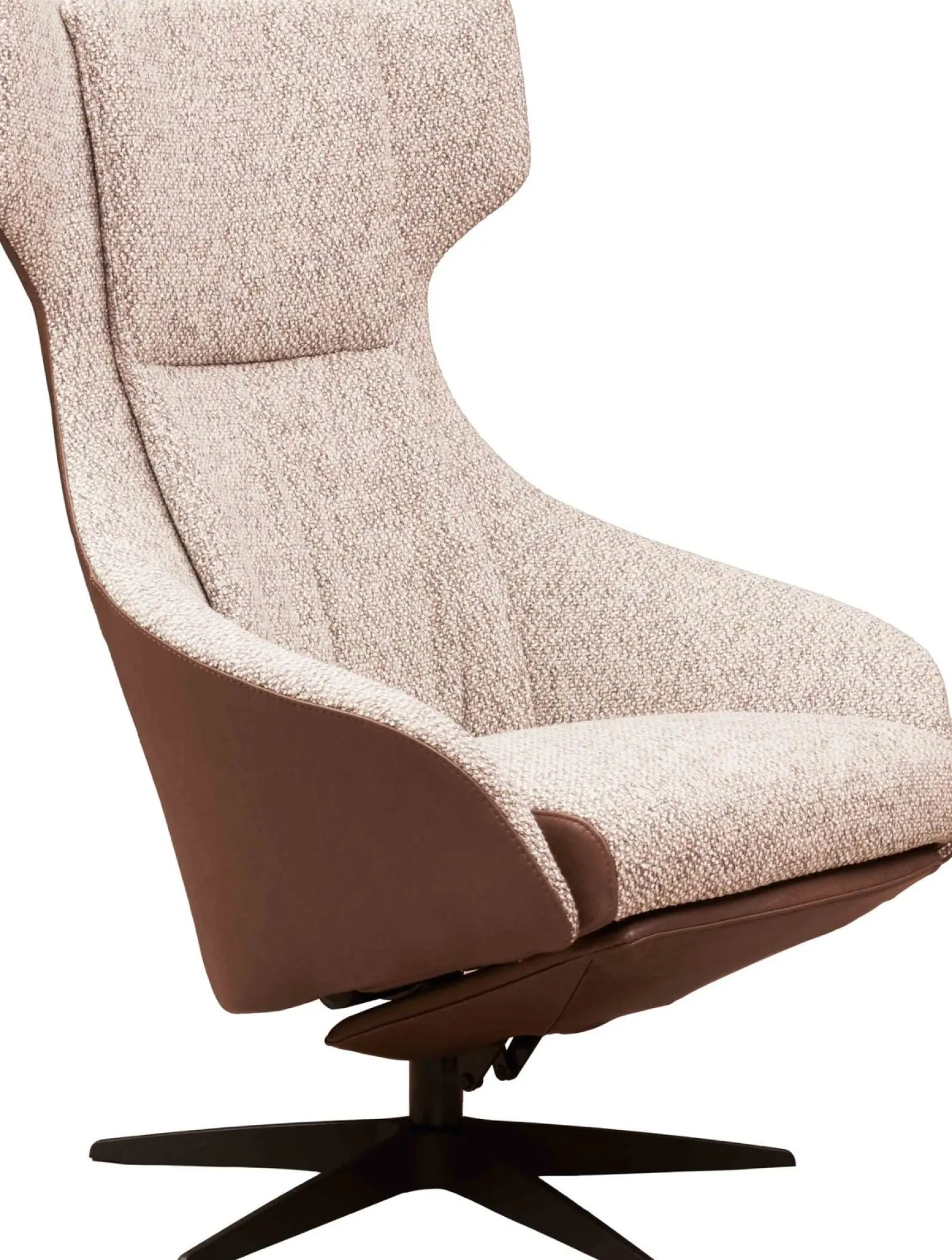 Leren Fauteuils|Relaxfauteuils-Eijerkamp Collectie Miles M Relaxfauteuil Grijs