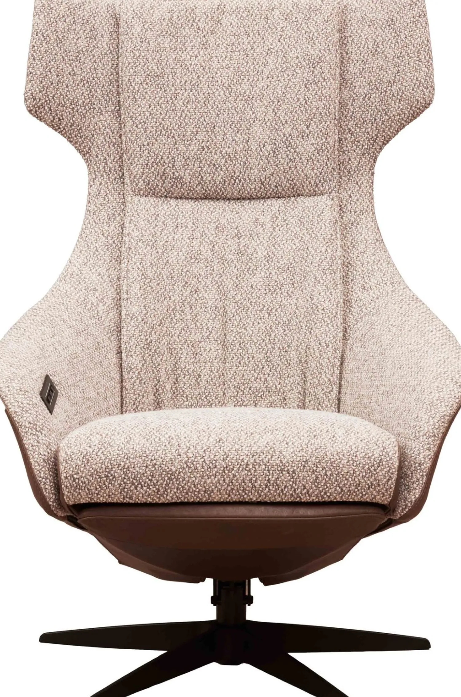 Leren Fauteuils|Relaxfauteuils-Eijerkamp Collectie Miles M Relaxfauteuil Grijs