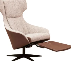 Leren Fauteuils|Relaxfauteuils-Eijerkamp Collectie Miles M Relaxfauteuil Grijs