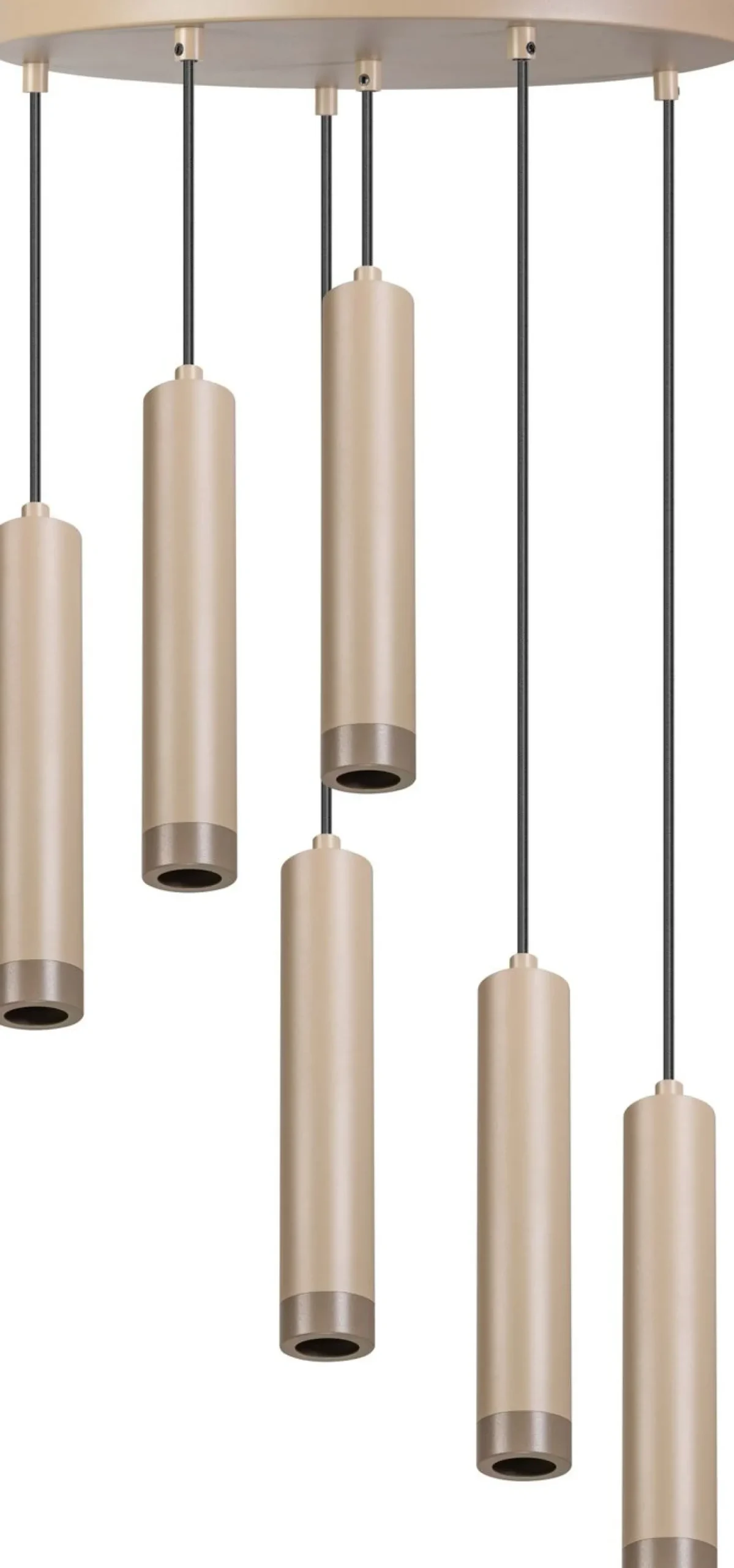 Moderne Hanglampen|Moderne Hanglampen-Eijerkamp Collectie Miller Cluster Hanglamp Mat Zand
