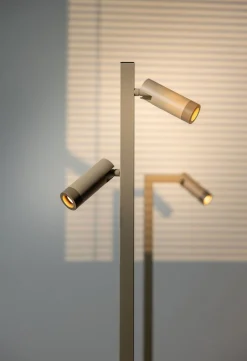 Vloerlampen|Vloerlampen-Eijerkamp Collectie Miller 2-lichts Vloerlamp Mat Zand
