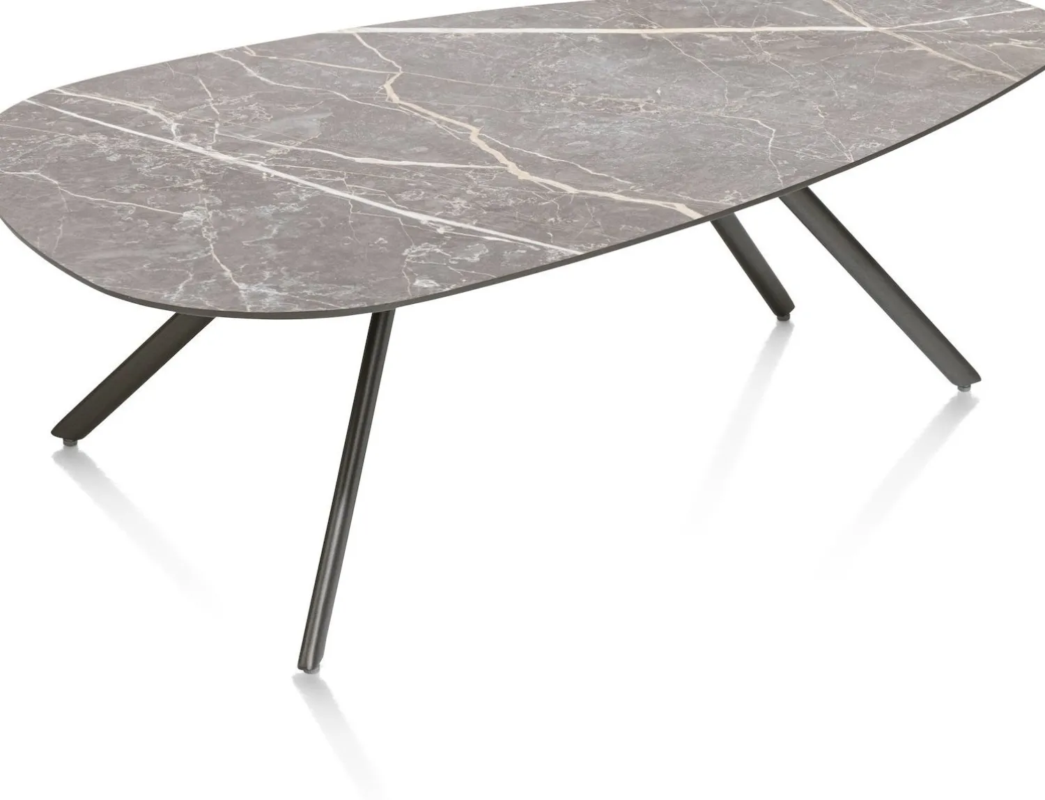 Organische Salontafels-XOOON Minato L Salontafel Licht Grijs