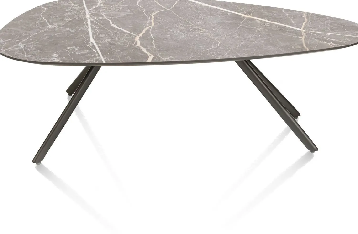 Organische Salontafels-XOOON Minato L Salontafel Licht Grijs