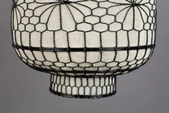 Hanglampen|Hanglampen-Dutchbone Ming Hanglamp Black, White