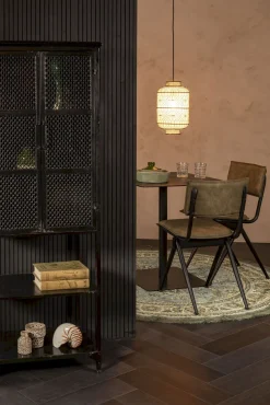 Hanglampen|Hanglampen-Dutchbone Ming Hanglamp Black, White
