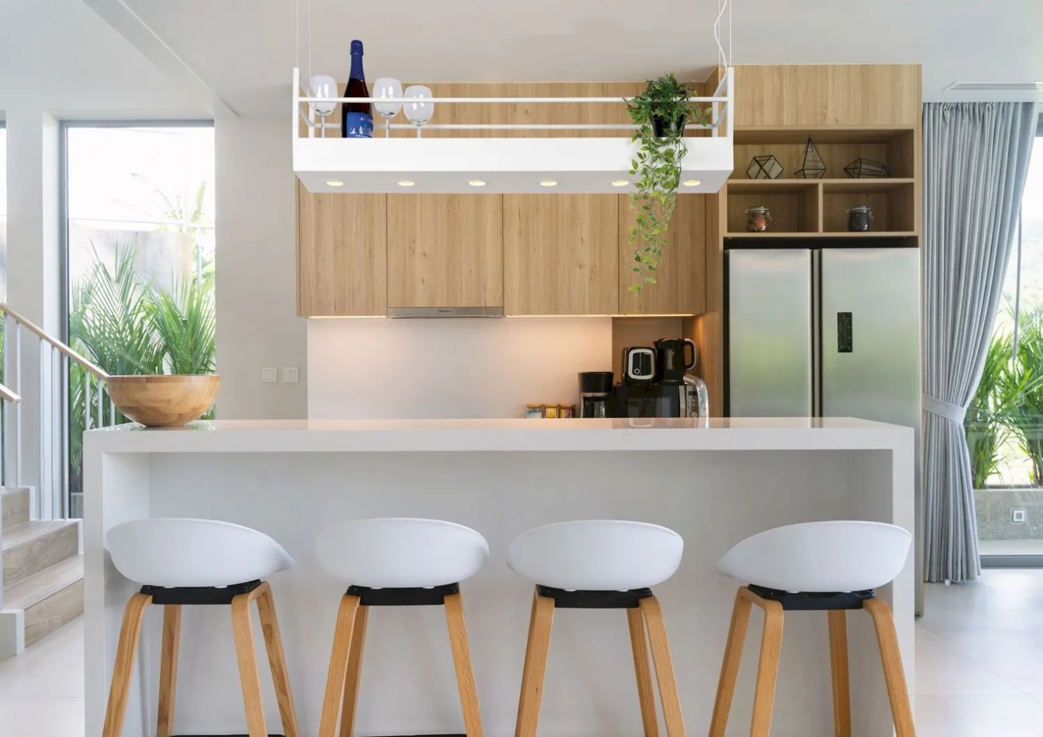 Moderne Hanglampen|Moderne Hanglampen-Lucide Miravelle Hanglamp Wit