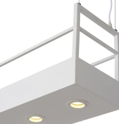 Moderne Hanglampen|Moderne Hanglampen-Lucide Miravelle Hanglamp Wit