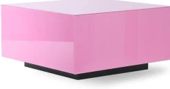 Vierkante Salontafels-HKLIVING Mirror Block Salontafel Pink