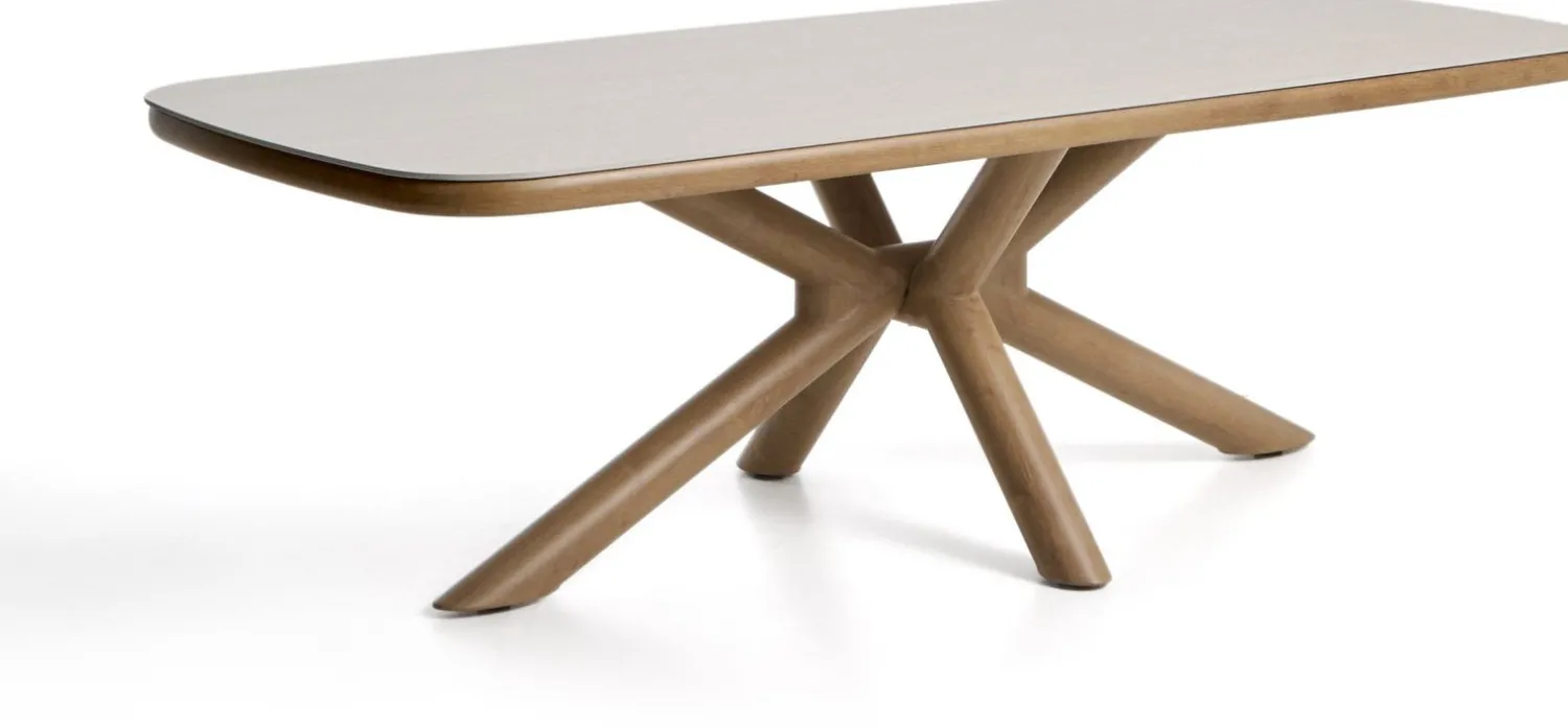Tuintafels-Kave Home Mirtia Tuintafel Ecru