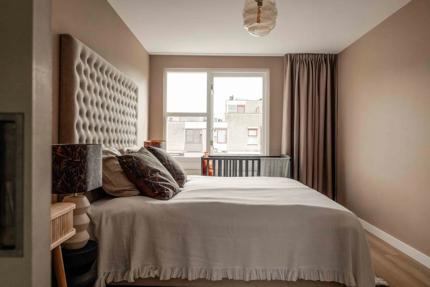 Glazen Hanglampen|Glazen Hanglampen-Trendhopper Misty Hanglamp Goud, Cognac