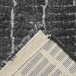 Vloerkleden|Rechthoekige Vloerkleden-Trendhopper Mito Vloerkleed Mais Zwart